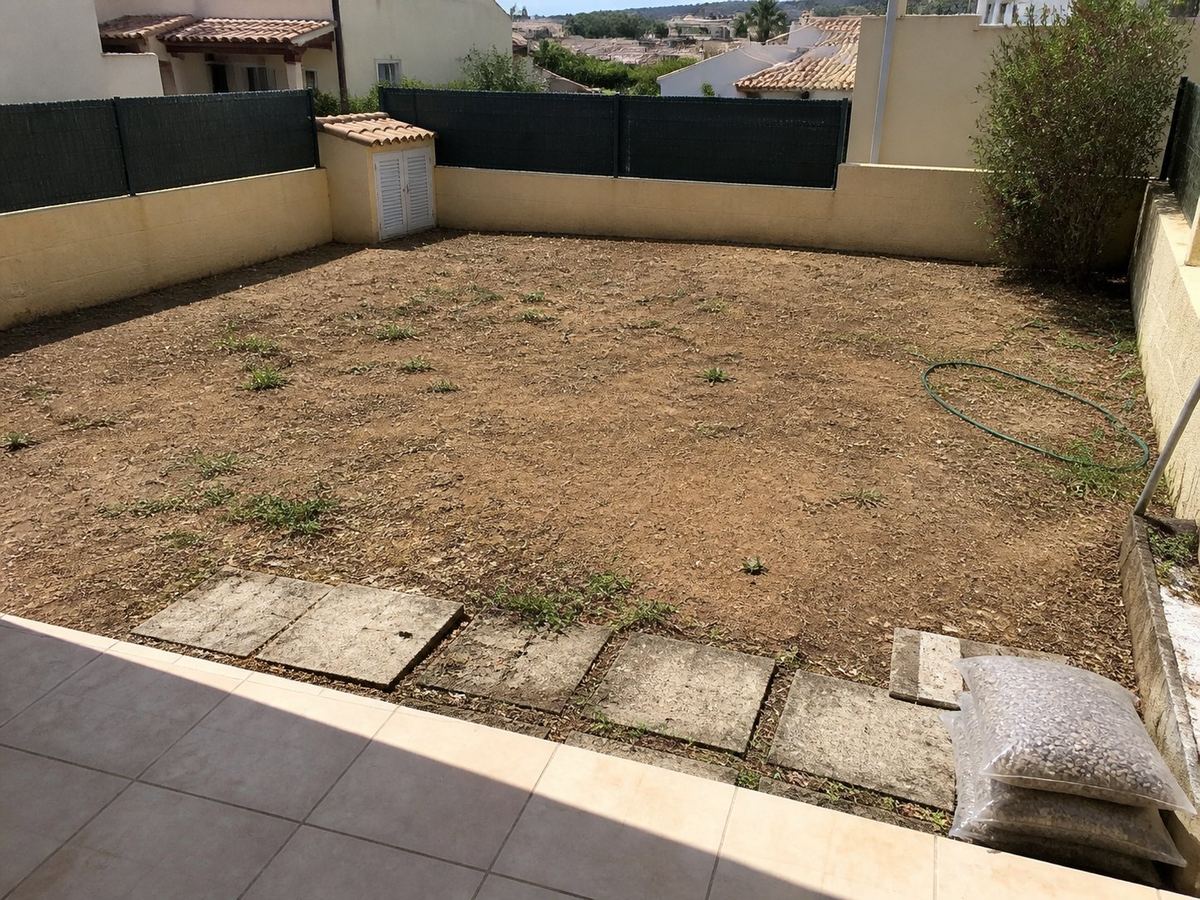 Terreno existente antes de la preparación